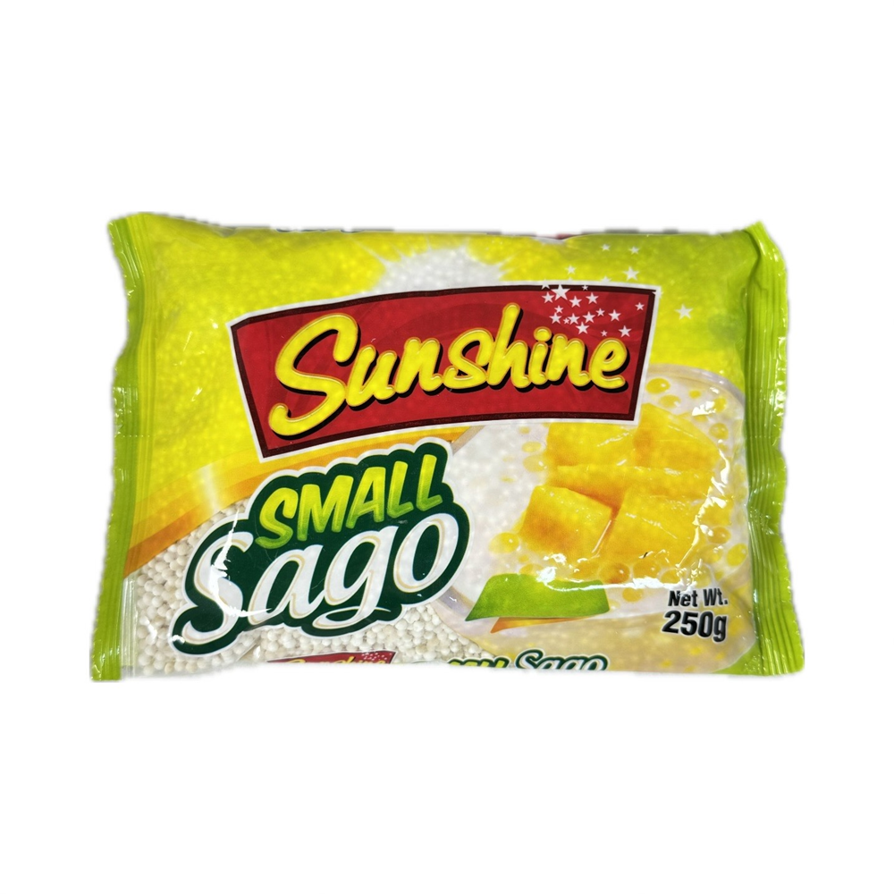 Sunshine Small Sago 250g – small tapioca pearls perfect for desserts and drinks