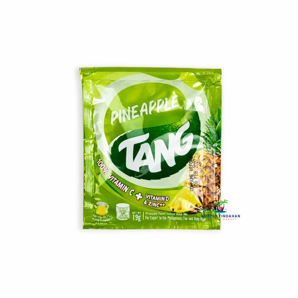 Tang Pineapple 19g – Filipino instant pineapple drink mix, popular Pinoy market beverage powder.