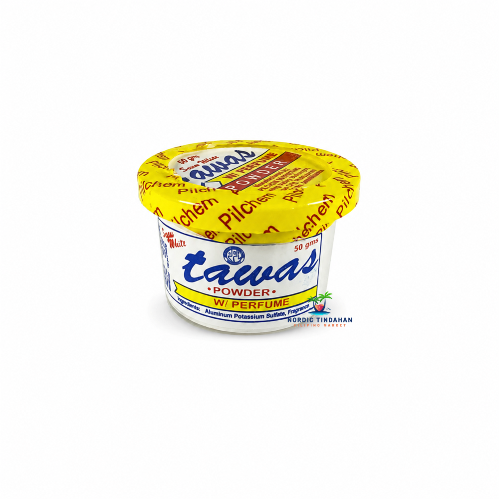 Tawas Powder with Perfume 50g is a traditional alum-based deodorant powder with a light fragrance. Commonly used as a natural deodorant to help reduce body odor while leaving a fresh, clean scent.