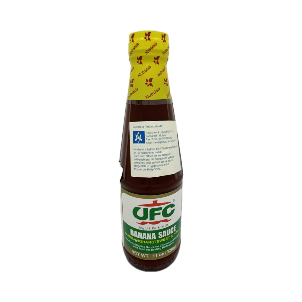 UFC Banana Sauce 320g – Filipino banana ketchup ideal for grilled meats, burgers, and as a dipping sauce.