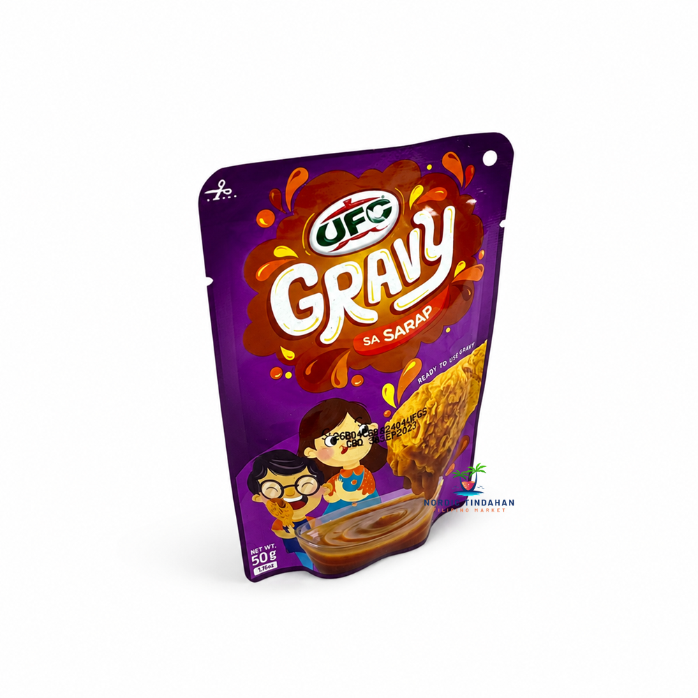 UFC Gravy Ready-to-Use Gravy Sauce is a rich and savory Filipino-style gravy that adds delicious flavor to fried chicken, meat dishes, mashed potatoes, rice, and snacks. Conveniently packed in a ready-to-use pouch, it delivers smooth texture and authentic homemade taste in seconds. Perfect for quick meals and everyday family favorites.