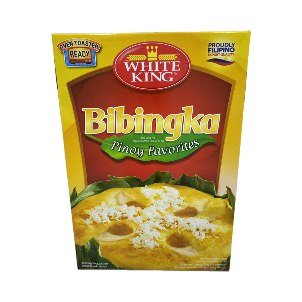 White King Bibingka Mix 2x250g – Filipino rice cake mix for traditional bibingka.​